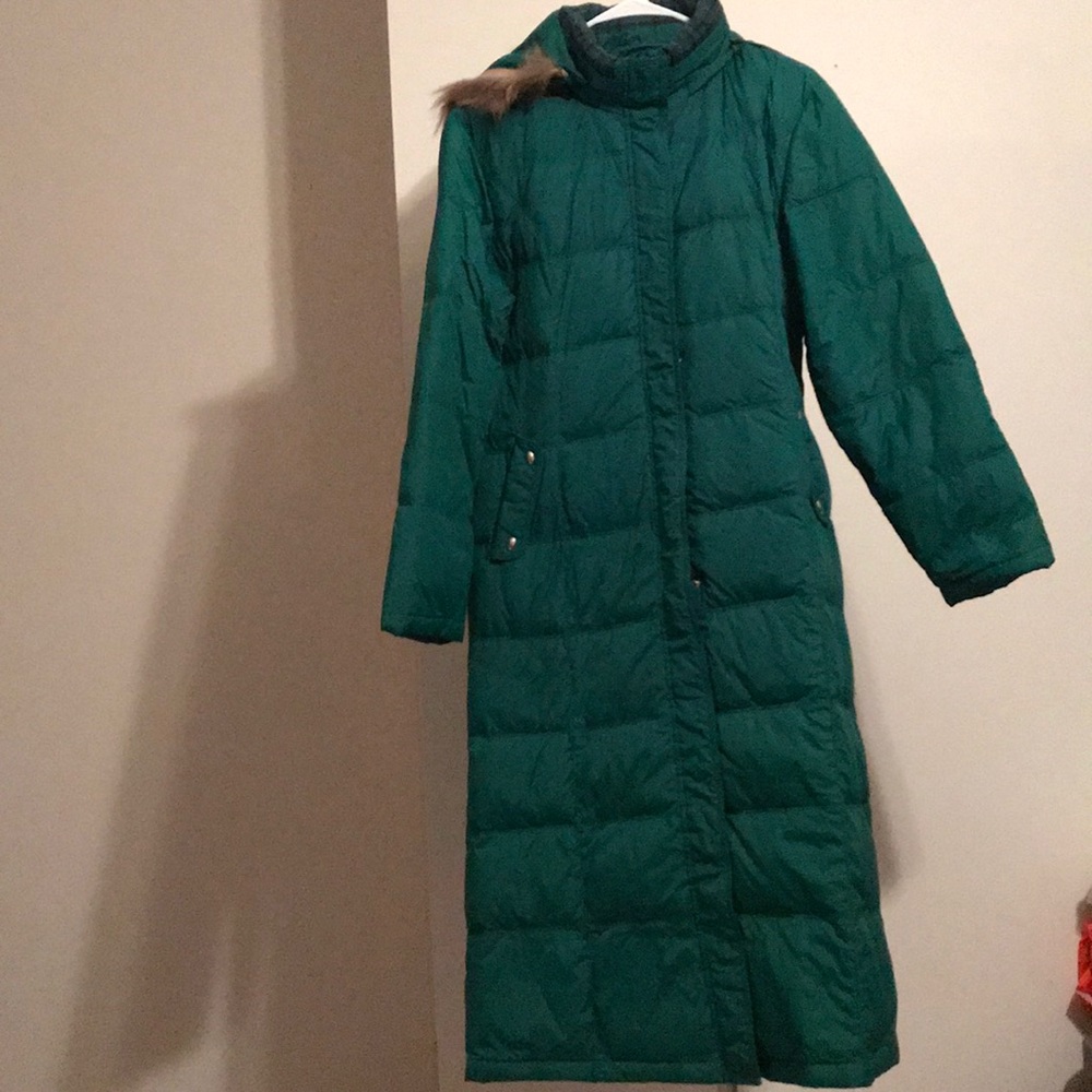 Long winter parka.